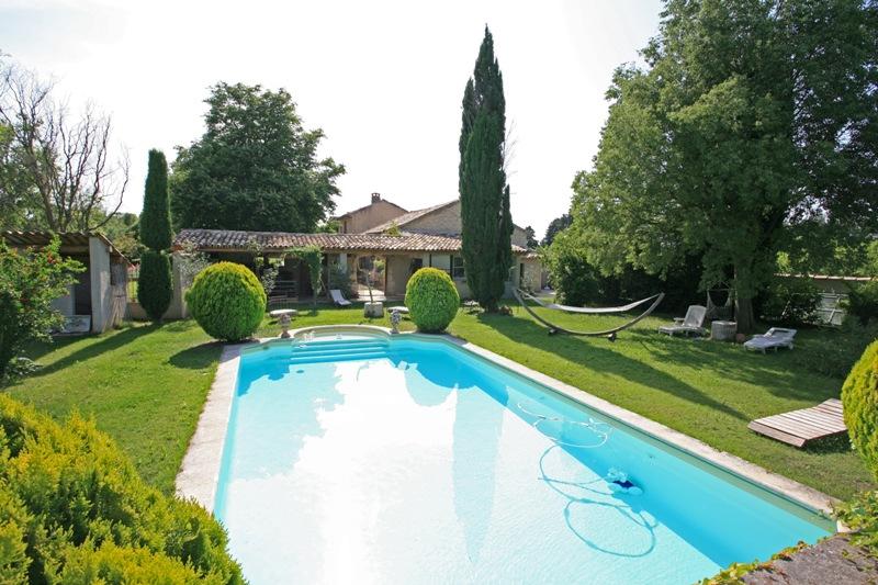 Luberon in Provence, old mas fully renovated in more than 2.6 hectares of parkland.